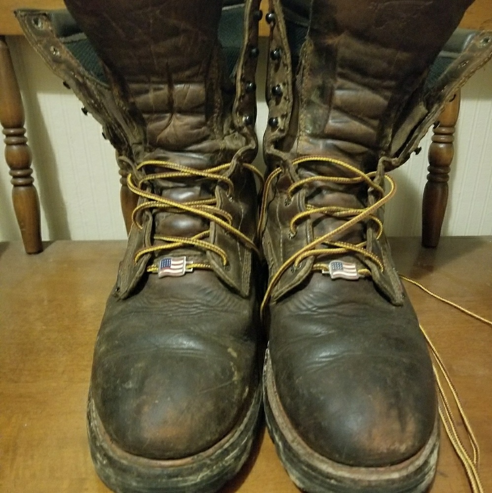 Red wing logging boots
